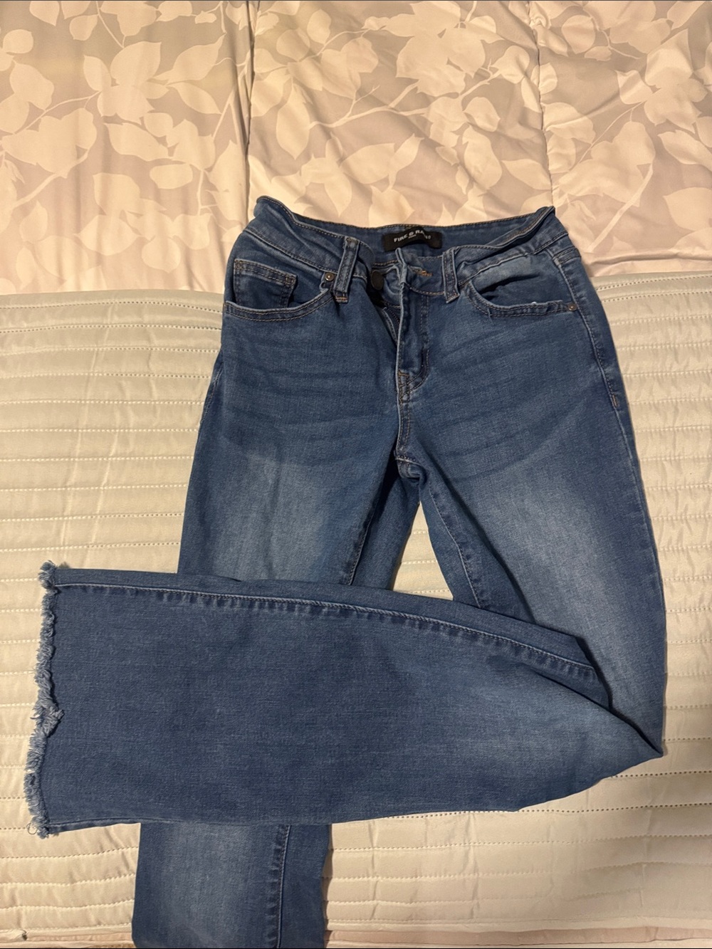 Blue Women's Slim Boot Cut Jeans